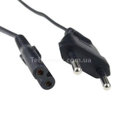 Кабель питания для радио 2PIN и других электроприборов Черный