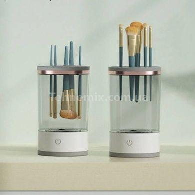 Очищувач пензлів для макіяжу акумуляторний Makeup Cleaning Brush Білий