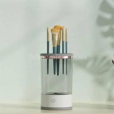 Очищувач пензлів для макіяжу акумуляторний Makeup Cleaning Brush Білий