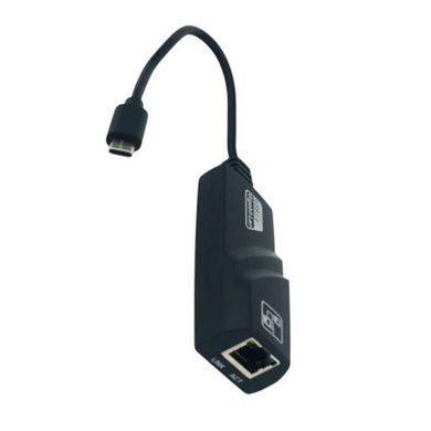 Внешняя сетевая карта Type-C To LAN GIGABIT Черная