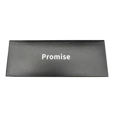 Ручка роллерная металлическая в подарочном футляре Promise 568 Черно-золотая с узором