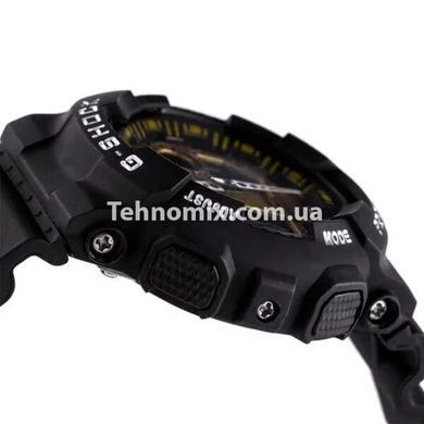 Мужские наручные часы G-SHOCK-3 Черные с золотым