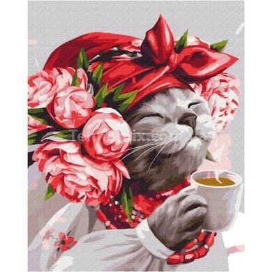 Картина по номерам Кошка хозяйка &copy;Марианна Пащук BS53241