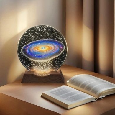 3D-ночник с подсветкой Космос на подставке 8х8см