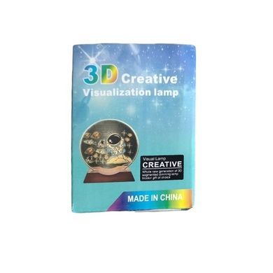 3D-ночник с подсветкой Космос на подставке 8х8см