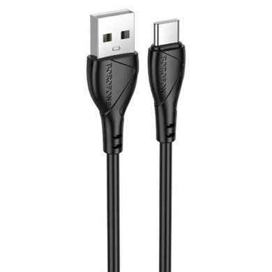 Кабель для зарядки 15W USB BOROFONE BX121 USB-Type-C 3A 1м Черный