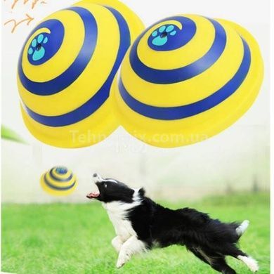 Фрисби с пищалкой для игр с животными Woof Glider