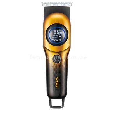 Тример акумуляторний 4 насадки 600mAh VGR V-966 Professional Чорний із золотим