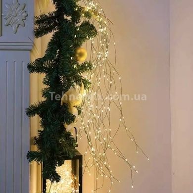 Гірлянда Кінський хвіст роса 600LED 3м Зелена