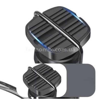 Насос портативний ножний з манометром Air pump Чорний