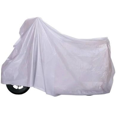 Чехол для мотоцикла ветрозащитный круглый полиэтиленовый 130*230см L AND XL-1587 Серый