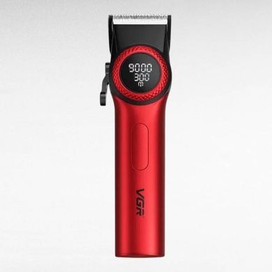 Комплект машинка для стрижки, триммер, електробритва VGR 3IN1STEPLERSS PRO RED Чорна з червоним