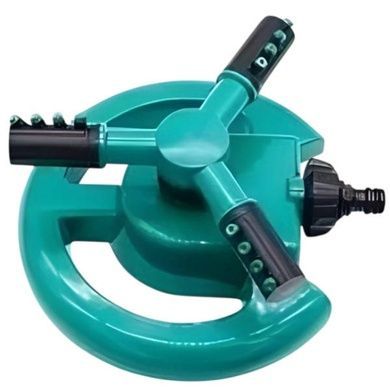 Ороситель для полива газона спринклер дождеватель круговой 360 Lawn Water Sprinkler / ART-5059 Зеленый