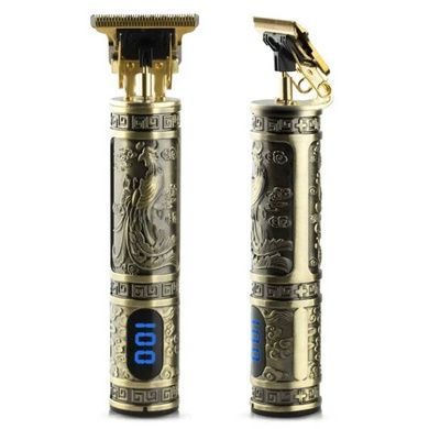Тример для волос аккумуляторный со сменным насадками R.431 USB RAF Золото