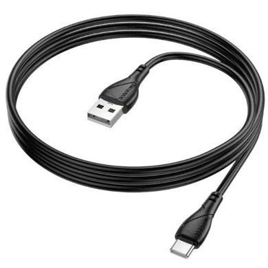Кабель для зарядки 15W USB BOROFONE BX121 USB-Type-C 3A 1м Черный