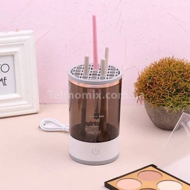 Очищувач пензлів для макіяжу акумуляторний Makeup Cleaning Brush Білий