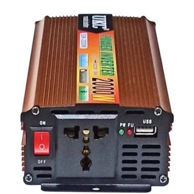 Преобразователь (инвертор) DC12V -AC220V UKC SSK 2000W