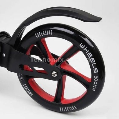 Самокат двухколесный 2 амортизатора колеса 20см 42923 Best Scooter Красный