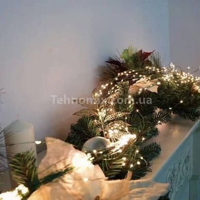 Гірлянда Кінський хвіст роса 600LED 3м Зелена