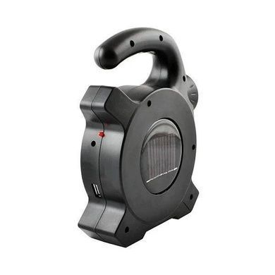 Аккумуляторный фонарь с солнечной батареей COB JY-819 Желтый с черным