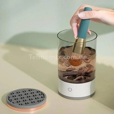Очищувач пензлів для макіяжу акумуляторний Makeup Cleaning Brush Білий