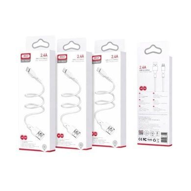 Кабель XO NB230 2.4A for Micro Белый