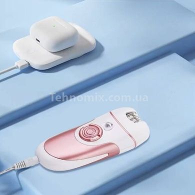 Епілятор зі змінними насадками USB 4в1 RAF R.40004 RAF Білий з рожевим
