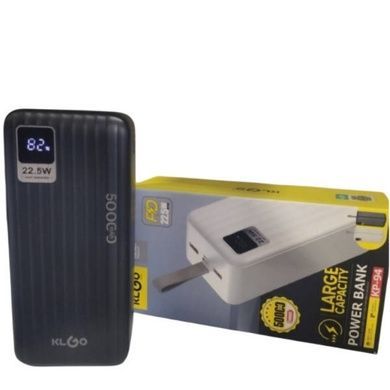 Power Bank с функцией быстрой зарядки 50000 mAh 22.5W KLGО KP-94 Черный