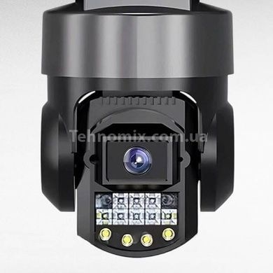 Камера видеонаблюдения уличная поворотная IP PTZ 200Вт SC28 WiFi Черная