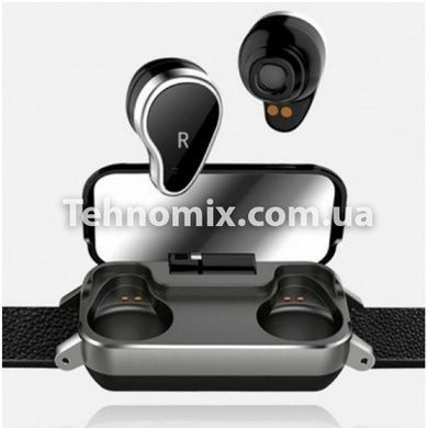 Фитнес-браслет с беспроводными наушниками Smart TWS T89 Черный