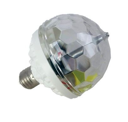 Светодиодная диско лампа в патрон RGB RD-5006 White