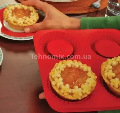 Силіконова форма для випічки My Lil Pie Maker Червона