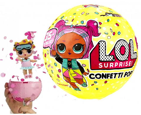 Лялька у кулі для дівчаток LOL модель Confetti Pop серія 9 GOLD