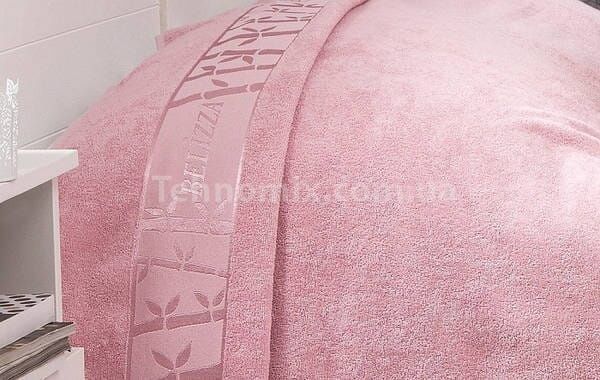 Простирадло Belizza Gold pembe 200х220см Бамбук