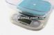 Весы кухонные электронные Domotec ACS 125 (до 7 кг) со съемной чашей Голубые