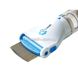 Нове надходження Гребінець електрична для видалення вошей і бліх V-Comb Licetec біло-блакитний