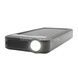 Power Bank с солнечной панелью и 4 встроенными шнурами Solar 50000 mAh Черный