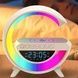 Ночник Smart Light с беспроводной зарядкой, колонкой и часами Белый
