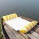 Гамак водный надувной Pool Loungers Белый с желтым