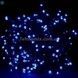 Гирлянда внутренняя 500LED 50м черный провод Синий свет