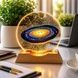 3D-ночник с подсветкой Космос на подставке 8х8см