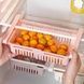Органайзер у холодильник Strechable Hanging Storage Rack розсувний Рожевий