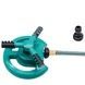 Ороситель для полива газона спринклер дождеватель круговой 360 Lawn Water Sprinkler / ART-5059 Зеленый