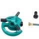 Ороситель для полива газона спринклер дождеватель круговой 360 Lawn Water Sprinkler / ART-5059 Зеленый