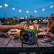 Колонка портативна акумуляторна Bluetooth TS‑5578 Чорна із салатовим