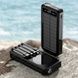 Power Bank с солнечной панелью и 4 встроенными шнурами Solar 50000 mAh Черный