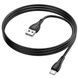Кабель для зарядки 15W USB BOROFONE BX121 USB-Type-C 3A 1м Черный