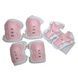 Ролики детские раздвижные с полным комплектом защиты р 29-33 Scale Sports Pink LF 605 Розовые