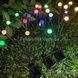 Комплект садових світильників декоративних Світлячки 2 шт по 10LED RGB 70см