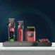 Комплект машинка для стрижки, триммер, електробритва VGR 3IN1STEPLERSS PRO RED Чорна з червоним